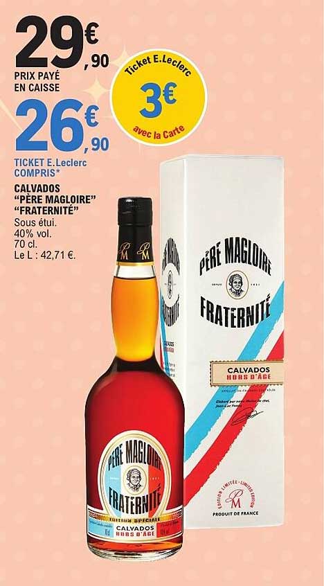 CALVADOS “PÈRE MAGLOIRE” “FRATERNITÉ”