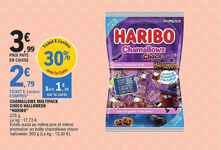 CHAMALLOWS MULTIPACK CHOCO HALLOWEEN "HARIBO"