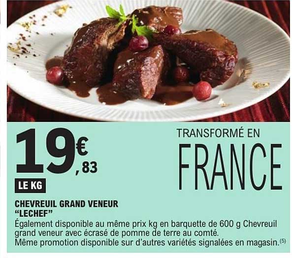 CHEVREUIL GRAND VENEUR "LECHEF"