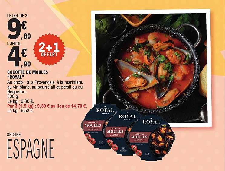 COCOTTE DE MOULES “ROYAL”