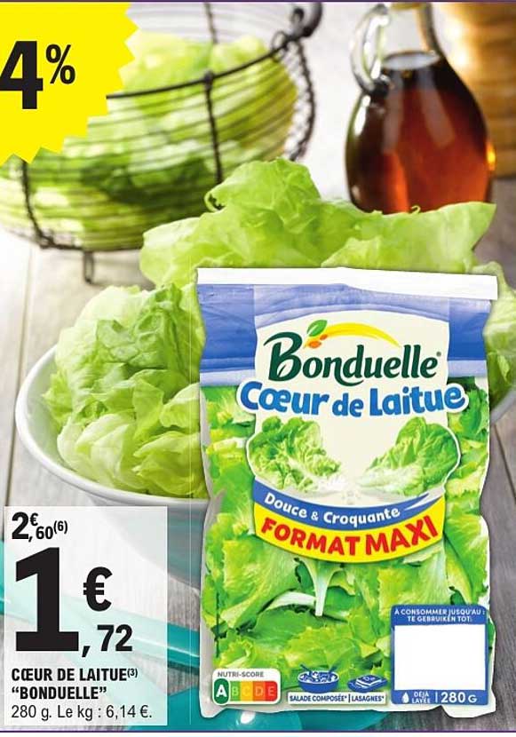 CŒUR DE LAITUE “BONDUELLE”