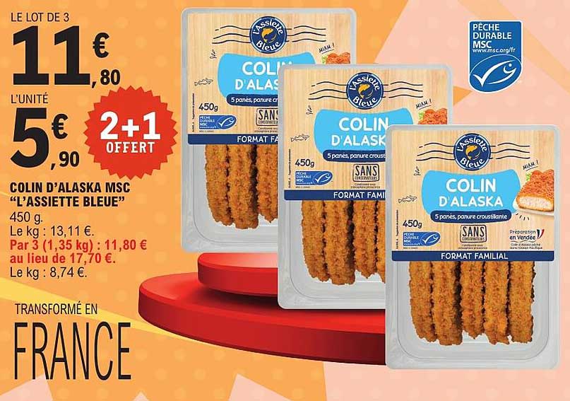 COLIN D’ALASKA MSC “L’ASSIETE BLEUE”