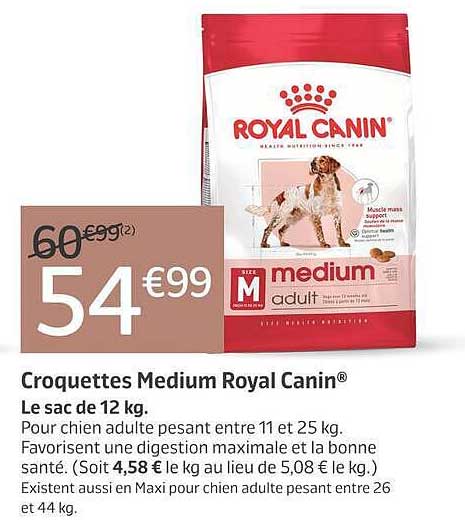 Croquettes Medium Royal Canin®