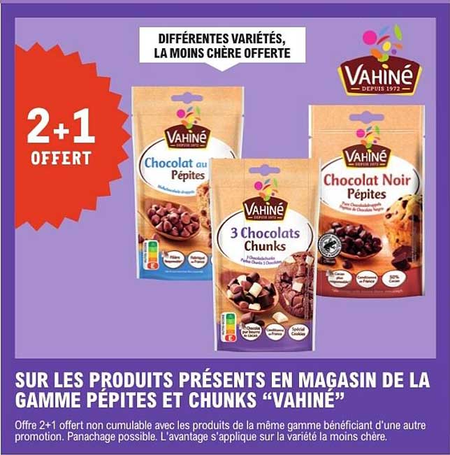 DIFFÉRENTES VARIÉTÉS, LA MOINS CHÈRE OFFERTE