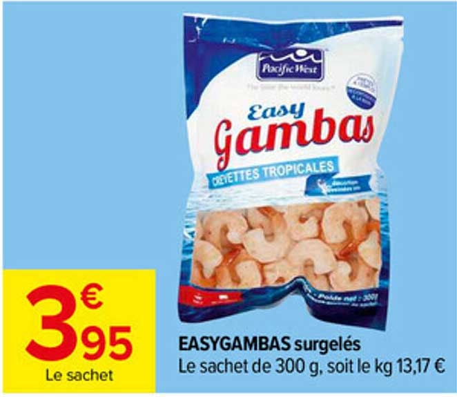 EASYGAMBAS surgelés