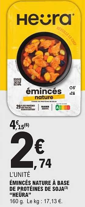 émincés nature