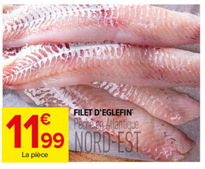 FILET D’EGLEFIN Pêche Atlantique NORD-EST