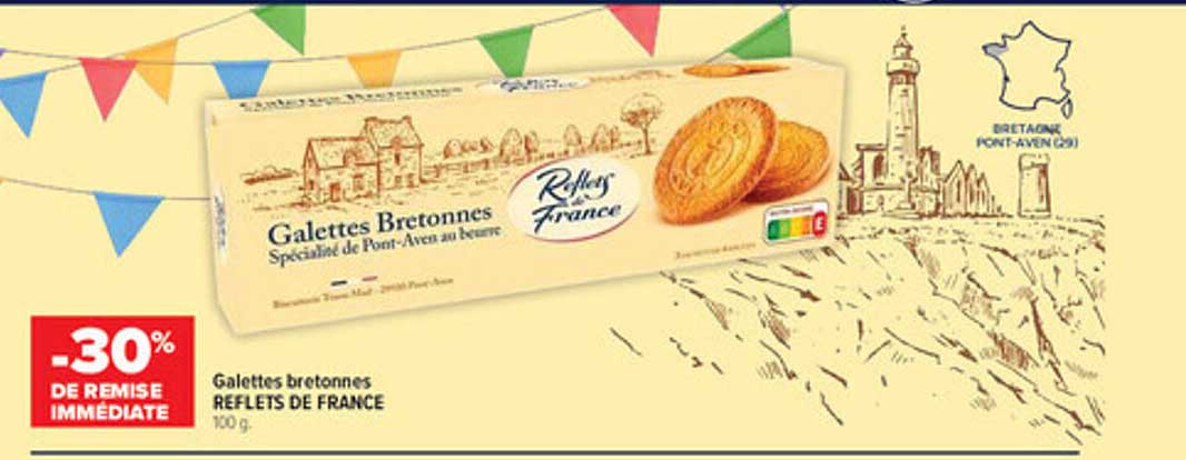 Galettes bretonnes REFLETS DE FRANCE 100 g