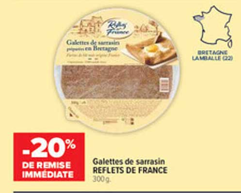 Galettes de sarrasin REFLETS DE FRANCE 300 g