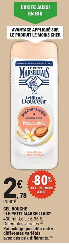 GEL DOUCHE “LE PETIT MARSEILLAIS”