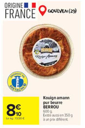 Kouign amann pur beurre BERROU