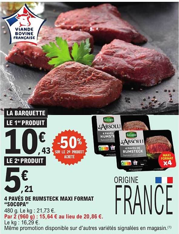 LA BARQUETTE LE 1er PRODUIT 10,43€ LE 2e PRODUIT 5,21€ -50% SUR LE 2e PRODUIT ACHETÉ