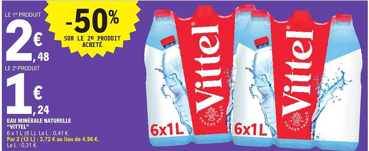 LE 1er PRODUIT -50% SUR LE 2e PRODUIT ACHETÉ
