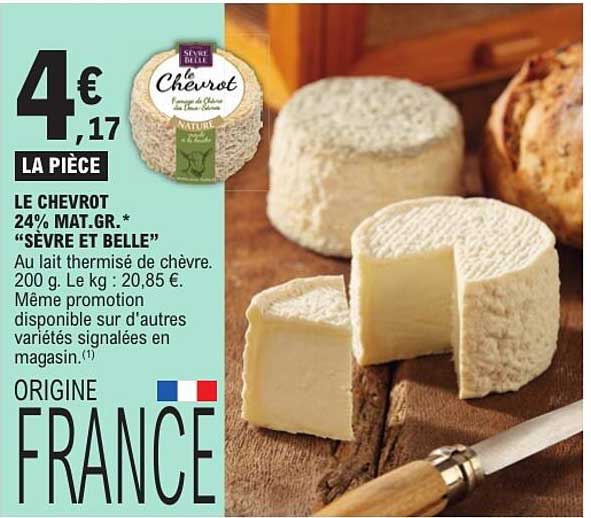 LE CHEVROT 24% MAT.GR. "SÈVRE ET BELLE"