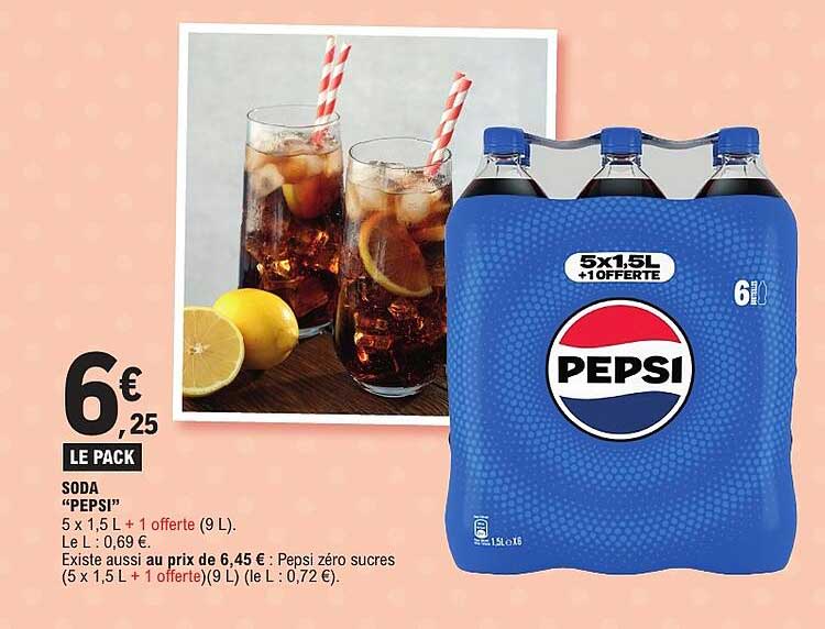 LE PACK SODA "PEPSI"