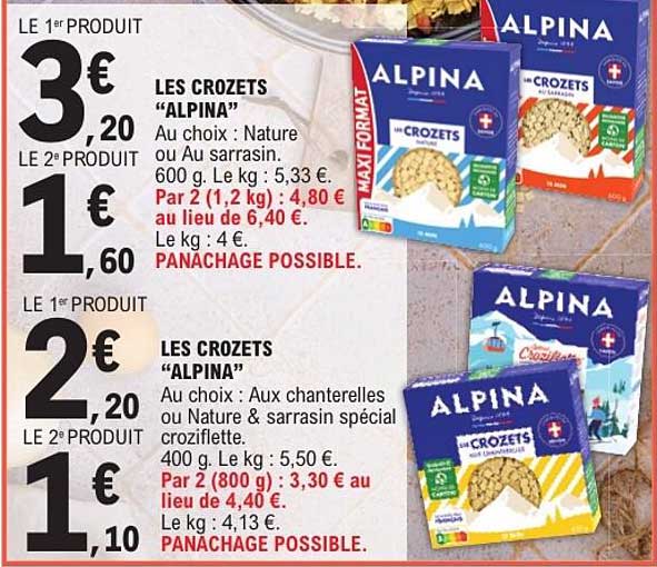 LES CROZETS “ALPINA”