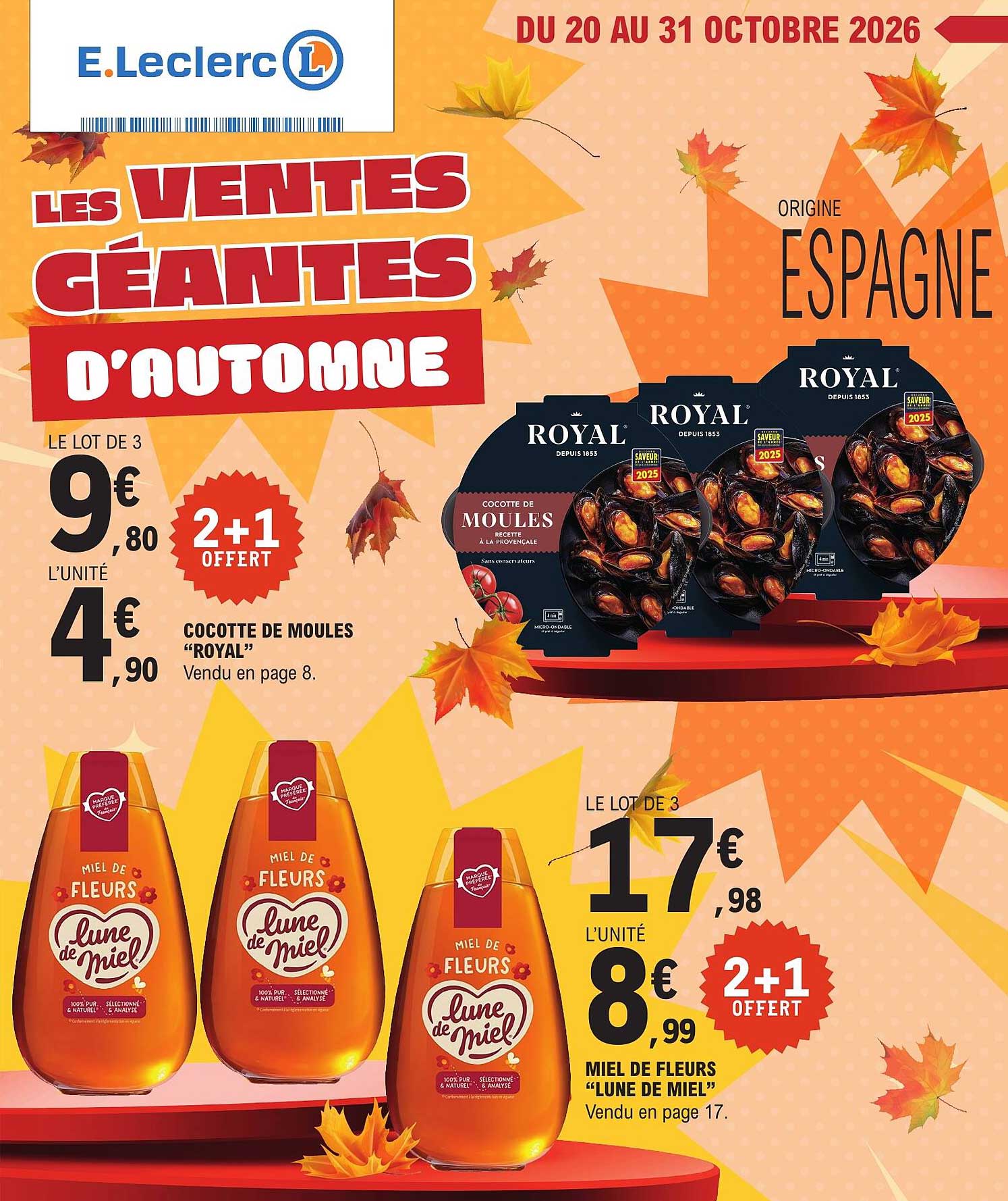 LES VENTES GÉANTES D'AUTOMNE