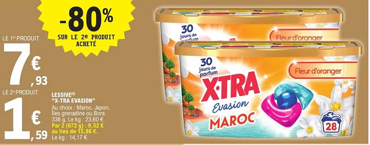 LESSIVE(5) “X-TRA EVASION”