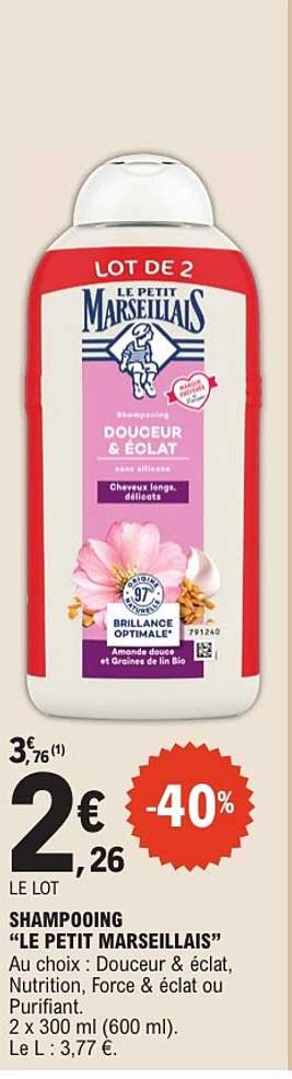 LOT DE 2 LE PETIT MARSEILLAIS