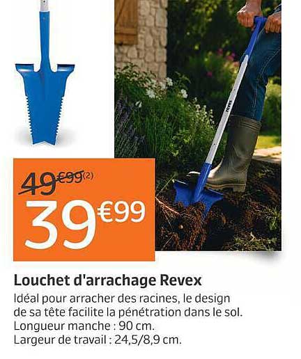 Louchet d'arrachage Revex