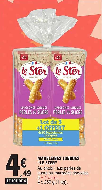 Madeleines longues "Le Ster"