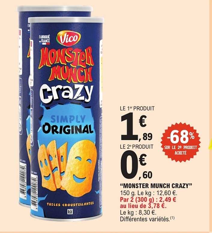 MONSTER MUNCH CRAZY
