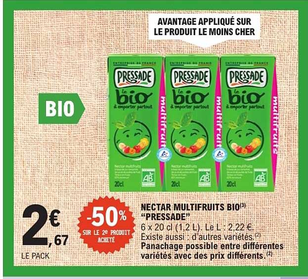 NECTAR MULTIFRUITS BIO(3) “PRESSADE”