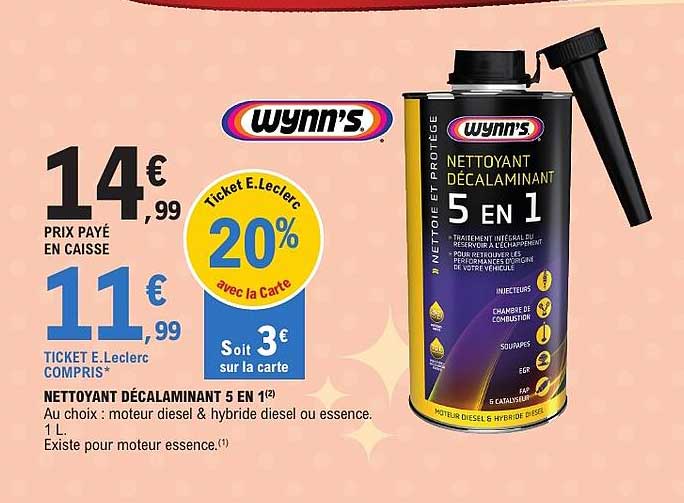 NETTOYANT DÉCALAMINANT 5 EN 1