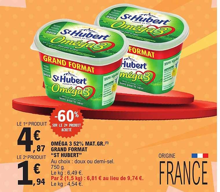 OMÉGA 3 52% MAT.GR. (1) GRAND FORMAT “ST HUBERT”