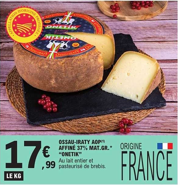 OSSAU-IRATY AOP(1) AFFINE 37% MAT.GR.* “ONETIK”