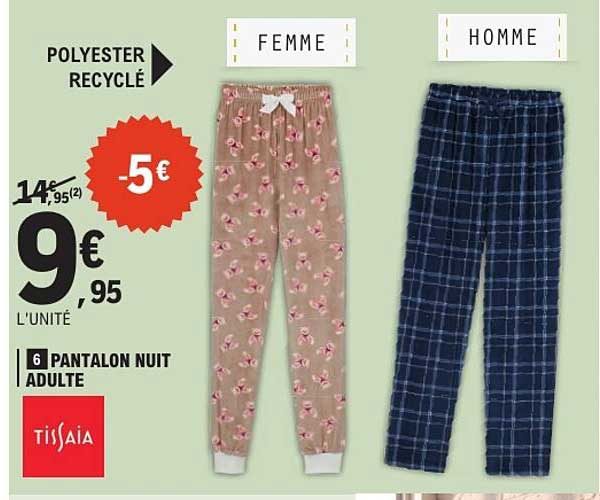 PANTALON NUIT ADULTE