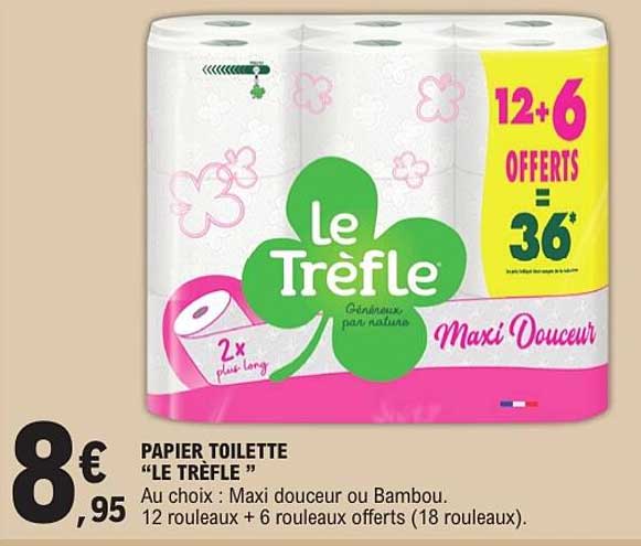 PAPIER TOILETTE “LE TRÈFLE ”