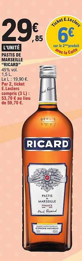 PASTIS DE MARSEILLE “RICARD”