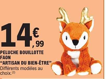 PELUCHE BOUILLOTTE FAON “ARTISAN DU BIEN-ÊTRE”