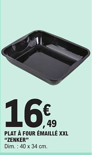 PLAT À FOUR ÉMAILLÉ XXL “ZENKER”