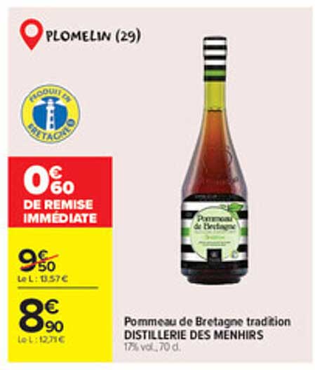 Pommeau de Bretagne tradition DISTILLERIE DES MENHIRS