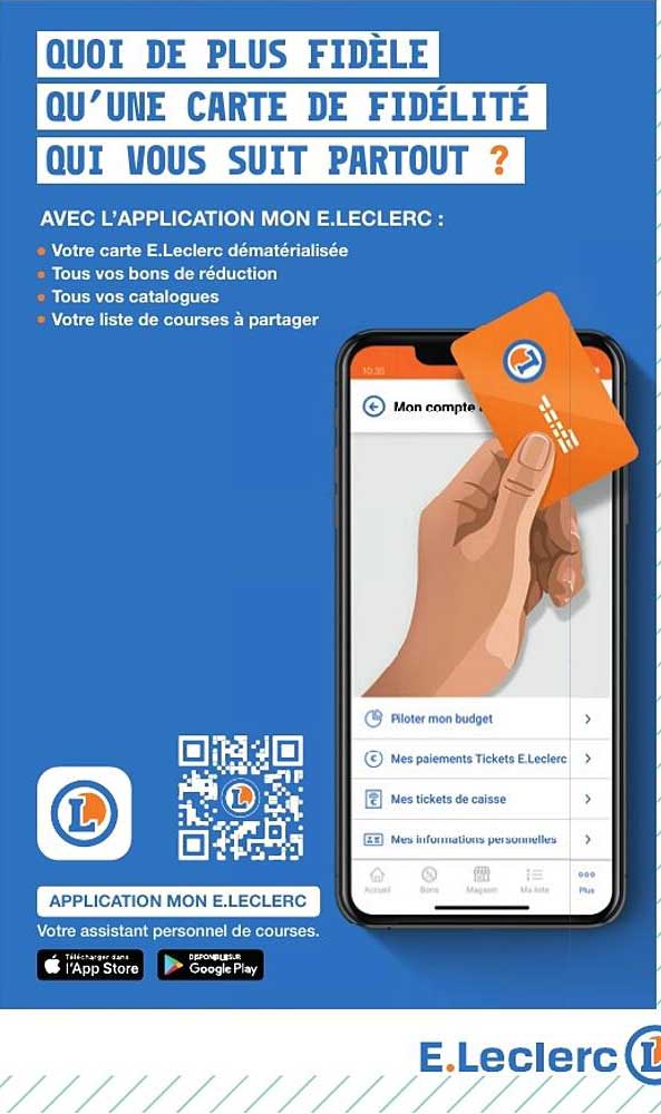 QUOI DE PLUS FIDÈLE QU’UNE CARTE DE FIDÉLITÉ QUI VOUS SUIT PARTOUT ?