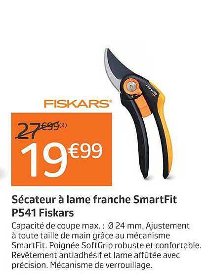 Sécateur à lame franche SmartFit P541 Fiskars