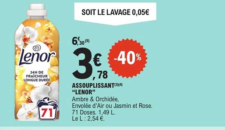 SOIT LE LAVAGE 0,05€