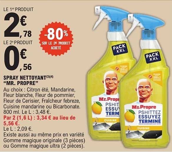 SPRAY NETTOYANT "MR. PROPRE"