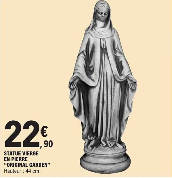 STATUE VIERGE EN PIERRE “ORIGINAL GARDEN”