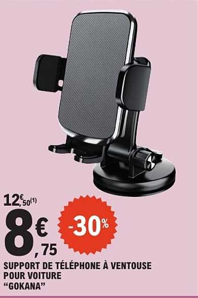 SUPPORT DE TÉLÉPHONE À VENTOUSE POUR VOITURE “GOKANA”