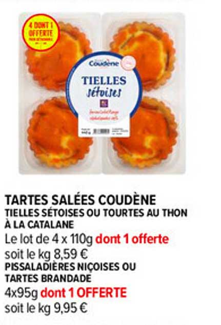TAR-TES SALÉES COUDÈNE TIELLES SÉTOISES OU TOURTES AU THON À LA CATALANE