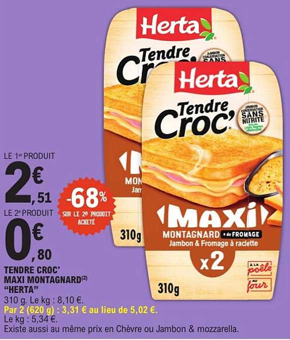 TENDRE CROC' MAXI MONTAGNARD "HERTA"