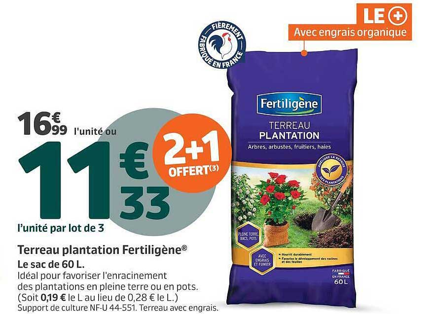 Terreau plantation Fertiligène®