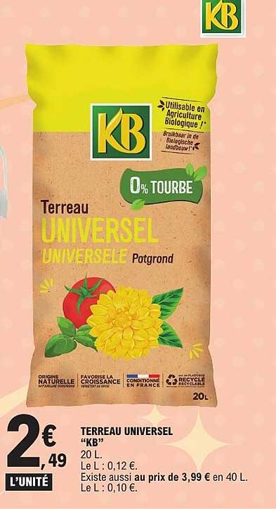 Terreau universel “KB”
