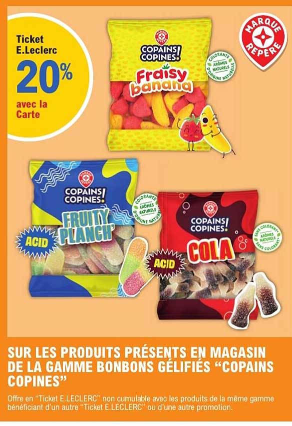 Ticket E.Leclerc 20% avec la Carte