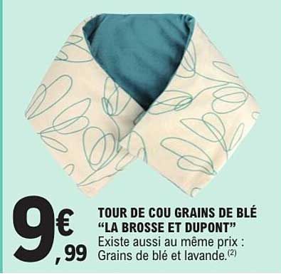 TOUR DE COU GRAINS DE BLÉ “LA BROSSE ET DUPONT”