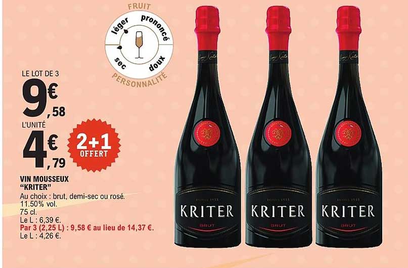 VIN MOUSSEUX “KRITER”