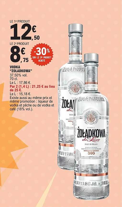 VODKA “ZOLADKOWA” 37.5% vol. 70 cl.